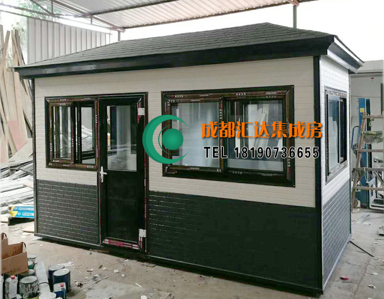 金属雕花板岗亭